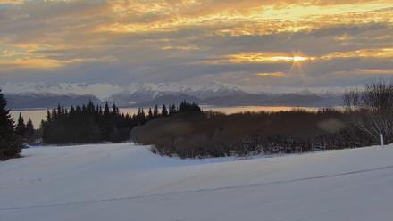 Inspiration Ridge - Homer Alaska Live Webcam - Jan 20, 2026, 10:43am AKST