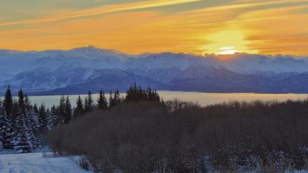 Inspiration Ridge - Homer Alaska Live Webcam - Nov 25, 2025, 9:47am AKST
