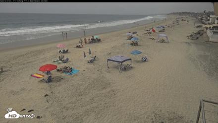 Del Mar Beach South Roaming Live Webcam - Aug 27, 2026, 2:06pm PDT