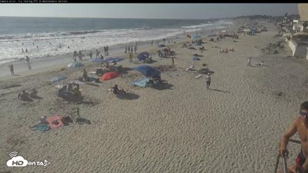 Del Mar Beach South Roaming Live Webcam - Jul 19, 2026, 5:00pm PDT