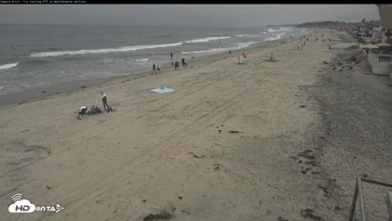 Del Mar Beach South Roaming Live Webcam - Jun 14, 2026, 9:37am PDT