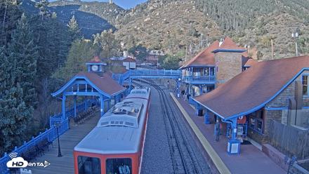 Pikes Peak COG Railway Live Webcam - Oct 19, 2026, 8:28am MDT
