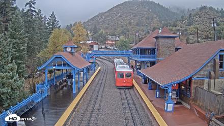 Pikes Peak COG Railway Live Webcam - Oct 14, 2026, 11:30am MDT