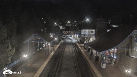 Pikes Peak COG Railway Live Webcam - Jul 21, 2026, 9:27pm MDT
