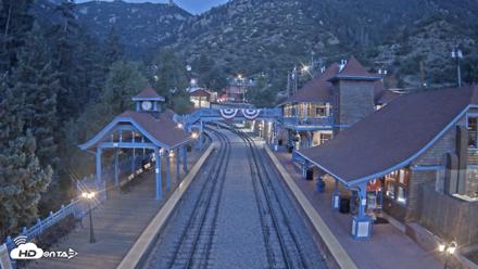 Pikes Peak COG Railway Live Webcam - Aug 12, 2026, 5:49am MDT