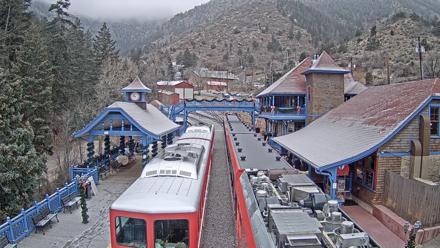 Pikes Peak COG Railway Live Webcam - Nov 30, 2025, 8:57am MST