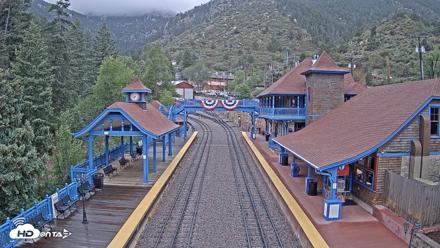 Pikes Peak COG Railway Live Webcam - May 27, 2026, 6:44am MDT