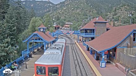 Pikes Peak COG Railway Live Webcam - Jul 7, 2026, 11:07am MDT