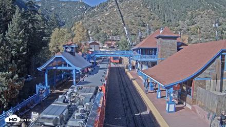 Pikes Peak COG Railway Live Webcam - Oct 16, 2026, 9:51am MDT