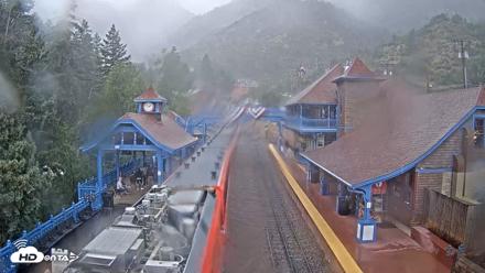 Pikes Peak COG Railway Live Webcam - Jul 22, 2026, 2:08pm MDT