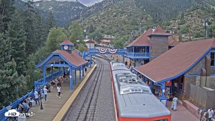 Pikes Peak COG Railway Live Webcam - Jul 24, 2026, 1:26pm MDT