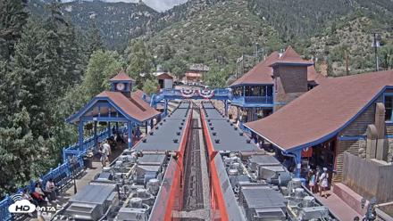 Pikes Peak COG Railway Live Webcam - Jul 11, 2026, 11:54am MDT