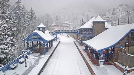 Pikes Peak COG Railway Live Webcam - Dec 3, 2025, 9:03am MST