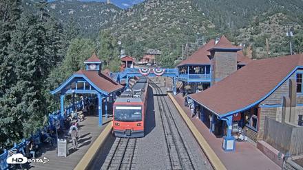 Pikes Peak COG Railway Live Webcam - Jul 12, 2026, 8:53am MDT