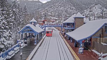 Pikes Peak COG Railway Live Webcam - Jan 9, 2026, 2:06pm MST