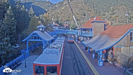 Pikes Peak COG Railway Live Webcam - Oct 16, 2026, 8:28am MDT