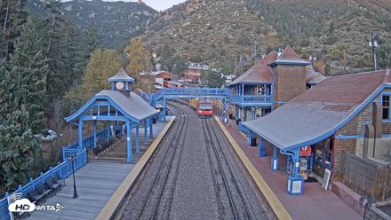 Pikes Peak COG Railway Live Webcam - Oct 16, 2026, 7:08am MDT