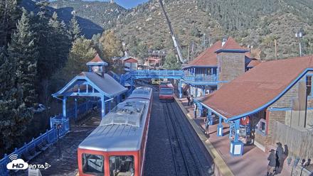 Pikes Peak COG Railway Live Webcam - Oct 16, 2026, 8:50am MDT