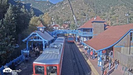 Pikes Peak COG Railway Live Webcam - Oct 16, 2026, 8:58am MDT