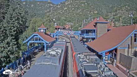 Pikes Peak COG Railway Live Webcam - Jun 13, 2026, 7:54am MDT