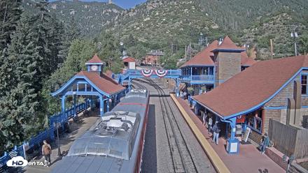 Pikes Peak COG Railway Live Webcam - Jun 15, 2026, 8:17am MDT