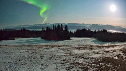 Homer Alaska Northern Lights Live Cam - Apr 1, 2026, 11:27pm AKDT