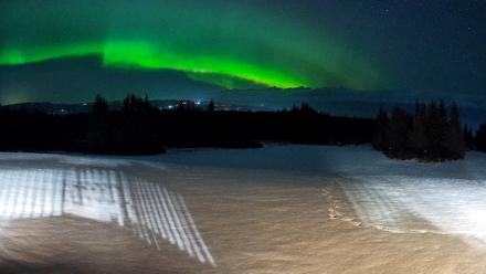 Homer Alaska Northern Lights Live Cam - Feb 15, 2026, 8:15pm AKST