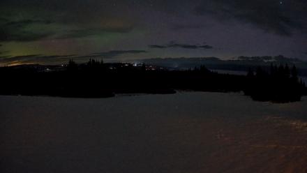 Homer Alaska Northern Lights Live Cam - Feb 15, 2026, 6:37am AKST