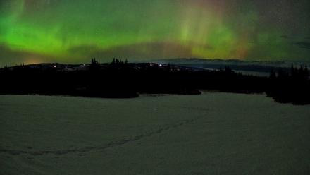 Homer Alaska Northern Lights Live Cam - Feb 22, 2026, 5:32am AKST