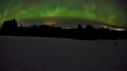 Homer Alaska Northern Lights Live Cam - Feb 19, 2026, 3:55am AKST