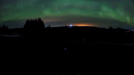 Homer Alaska Northern Lights Live Cam - Dec 24, 2025, 4:45am AKST