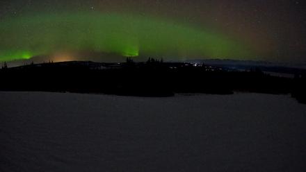 Homer Alaska Northern Lights Live Cam - Feb 15, 2026, 1:01am AKST