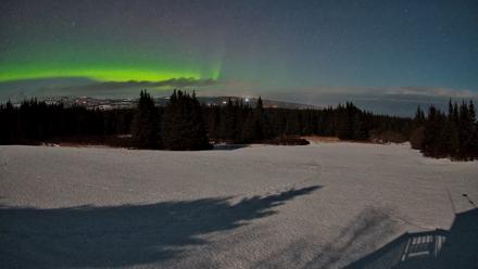 Homer Alaska Northern Lights Live Cam - Feb 24, 2026, 12:05am AKST