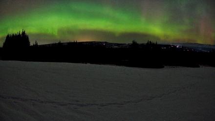 Homer Alaska Northern Lights Live Cam - Feb 22, 2026, 5:45am AKST
