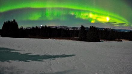 Homer Alaska Northern Lights Live Cam - Mar 25, 2026, 12:25am AKDT