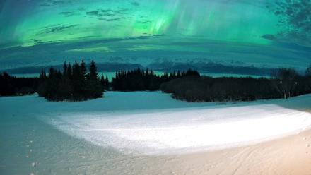 Homer Alaska Northern Lights Live Cam - Jan 20, 2026, 1:42am AKST