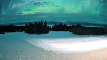 Homer Alaska Northern Lights Live Cam - Jan 20, 2026, 1:46am AKST