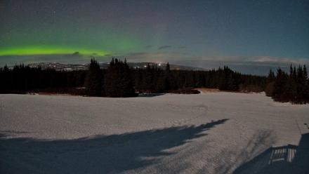 Homer Alaska Northern Lights Live Cam - Feb 24, 2026, 12:16am AKST