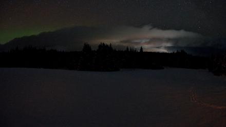 Homer Alaska Northern Lights Live Cam - Feb 13, 2026, 5:25am AKST