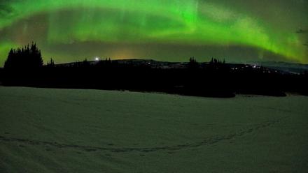 Homer Alaska Northern Lights Live Cam - Feb 22, 2026, 5:16am AKST