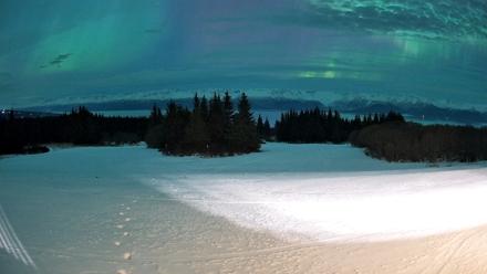 Homer Alaska Northern Lights Live Cam - Jan 20, 2026, 2:26am AKST