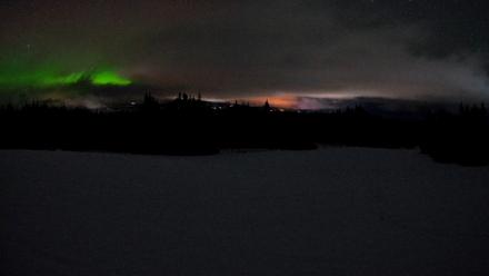 Homer Alaska Northern Lights Live Cam - Feb 18, 2026, 11:35pm AKST