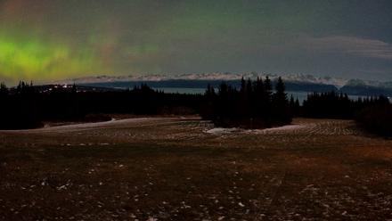 Homer Alaska Northern Lights Live Cam - Dec 12, 2025, 6:35am AKST