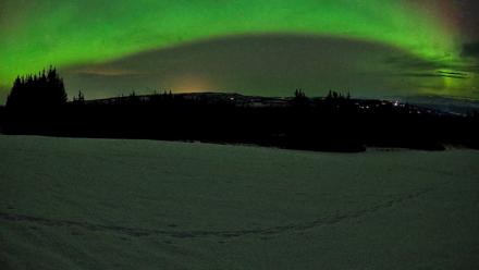 Homer Alaska Northern Lights Live Cam - Feb 22, 2026, 6:45am AKST