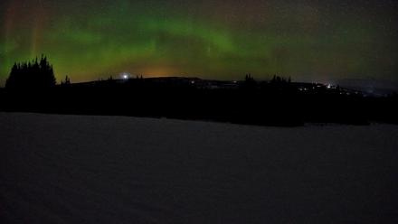 Homer Alaska Northern Lights Live Cam - Feb 20, 2026, 3:22am AKST