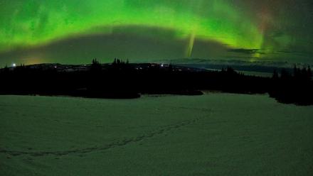 Homer Alaska Northern Lights Live Cam - Feb 22, 2026, 4:59am AKST