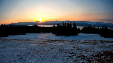 Homer Alaska Northern Lights Live Cam - Apr 2, 2026, 7:52am AKDT