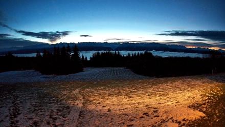 Homer Alaska Northern Lights Live Cam - Dec 1, 2025, 8:05am AKST