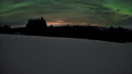 Homer Alaska Northern Lights Live Cam - Jan 23, 2026, 1:37am AKST