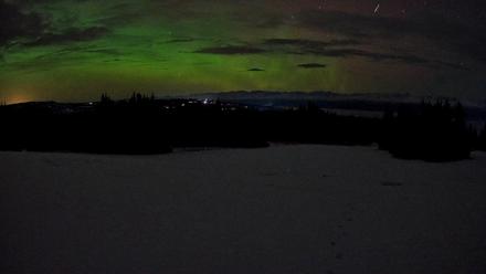 Homer Alaska Northern Lights Live Cam - Jan 24, 2026, 12:48am AKST